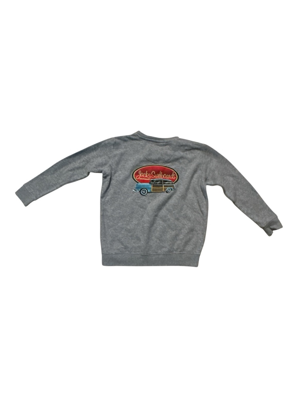 Jacks Surfboards California Gray Crewneck Sweatshirt Size Medium - Picture 2 of 3